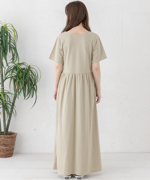 美品Sonny Labelサニーレーベル24SSきれい色Aラインカットワンピース 美品Sonny Labelサニーレーベル24SSきれい色Aラインカット