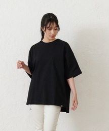USAコットン バックエンボスロゴBIGシルエットTシャツ