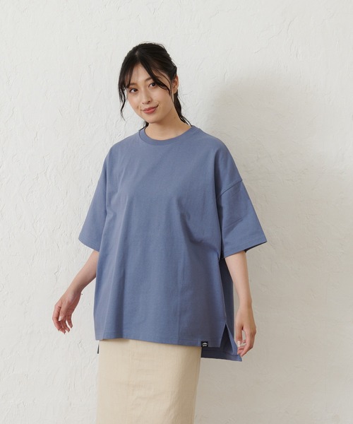 OUTDOOR PRODUCTS APPAREL(アウトドアプロダクツアパレル)の「USAコットン バックエンボスロゴBIGシルエットTシャツ(Tシャツ/カットソー・レディース・ホワイト/ブラック/ブルー系その他/ピンク系その他・FREE)」の10枚目の写真