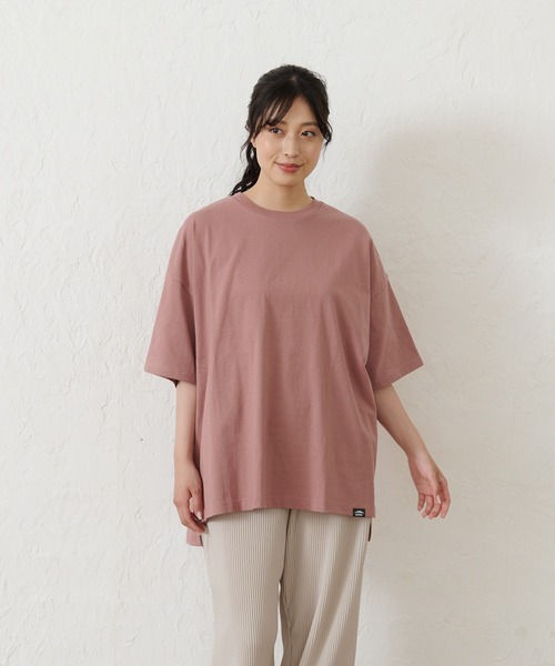 OUTDOOR PRODUCTS APPAREL(アウトドアプロダクツアパレル)の「USAコットン バックエンボスロゴBIGシルエットTシャツ(Tシャツ/カットソー・レディース・ホワイト/ブラック/ブルー系その他/ピンク系その他・FREE)」の17枚目の写真