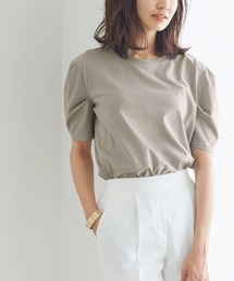 コットンパフスリーブTシャツ 綿100%