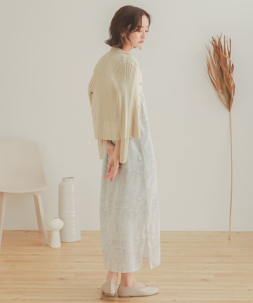 SENSE OF PLACE by URBAN RESEARCH(センスオブプレイスバイアーバンリサーチ)の「マーブルキャミワンピース(ワンピース・レディース・ホワイト系その他/ベージュ系その他・ONE)」の9枚目の写真