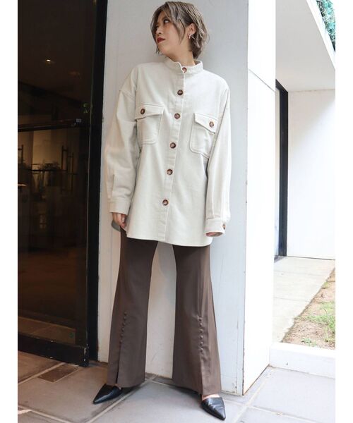 MURUA（ムルーア）の「ポインテッドミュール（パンプス・レディース・ブラック/ブラウン・35/36/37）」の22枚目の写真