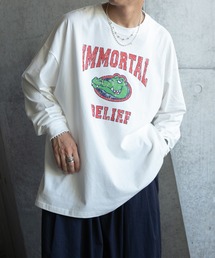 ワニ・カレッジロゴロンT