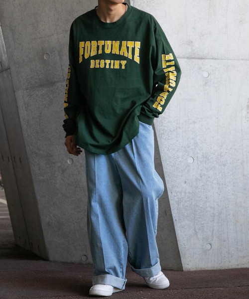 kutir（クティール）の「ワニ・カレッジロゴロンT（Tシャツ/カットソー・メンズ・チャコールグレー/ブラック/オフホワイト/グリーン・MEDIUM/LARGE）」の13枚目の写真