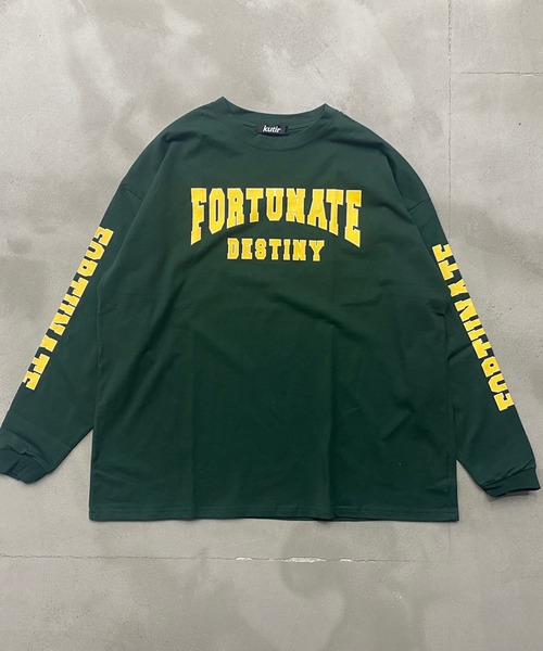 kutir（クティール）の「ワニ・カレッジロゴロンT（Tシャツ/カットソー・メンズ・チャコールグレー/ブラック/オフホワイト/グリーン・MEDIUM/LARGE）」の8枚目の写真