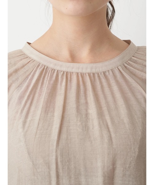 earth music&ecology(アースミュージックアンドエコロジー)の「3WAYボリュームチュニック *(シャツ/ブラウス・レディース・ライトベージュ/ミント/レッド系その他・FREE)」の14枚目の写真