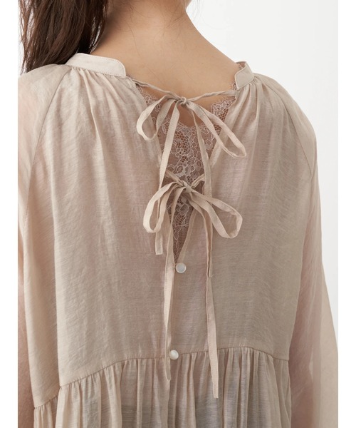 earth music&ecology(アースミュージックアンドエコロジー)の「3WAYボリュームチュニック *(シャツ/ブラウス・レディース・ライトベージュ/ミント/レッド系その他・FREE)」の16枚目の写真