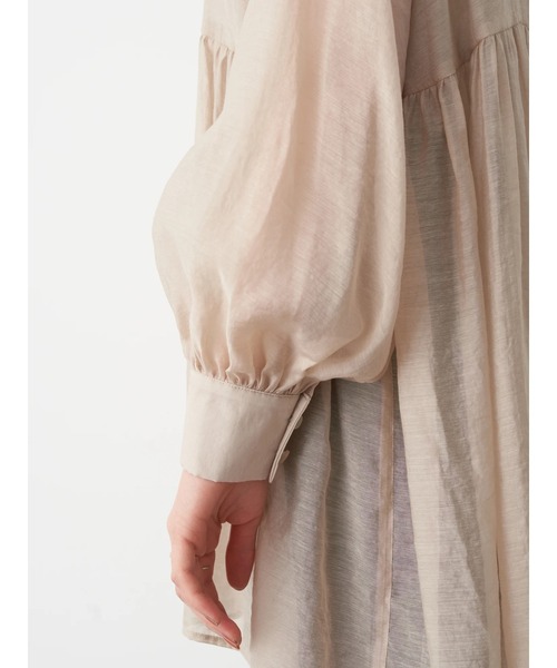 earth music&ecology(アースミュージックアンドエコロジー)の「3WAYボリュームチュニック *(シャツ/ブラウス・レディース・ライトベージュ/ミント/レッド系その他・FREE)」の18枚目の写真