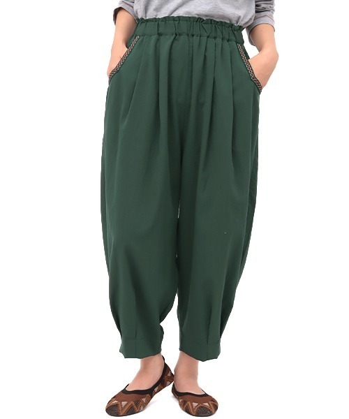 チチカカ（チチカカ）の「エッグタックパンツ（その他パンツ・レディース・ブラック/カーキ/グリーン・FREE）」の21枚目の写真