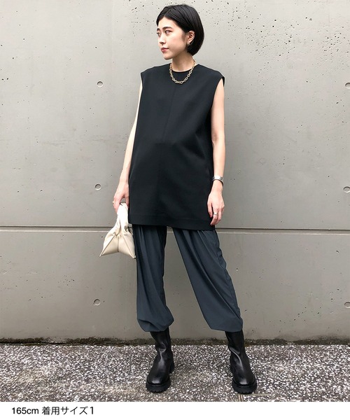 STUNNING LURE(スタニングルアー)の「スイムジャージー2タックパンツ(スラックス・レディース・チャコールグレー/ネイビー・1/0/2/00)」の21枚目の写真