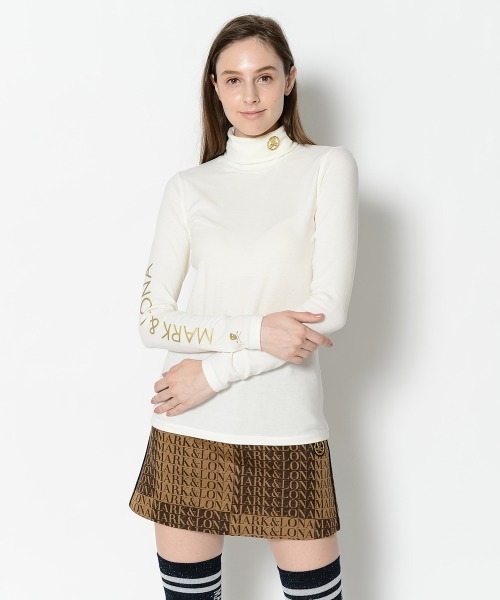 MARK & LONA(マークアンドロナ)の「ICON UNDER | WOMEN(Tシャツ/カットソー・レディース・ホワイト/ブラック・38/36)」の1枚目の写真