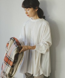 studio CLIP | 【キナリノ掲載商品】ダブルフロント柔らかピンタックブラウス(シャツ/ブラウス)