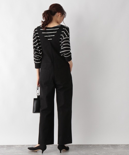 GLOBAL WORK（グローバルワーク）の「デニムオーバーオール/959794（サロペット/オーバーオール・レディース・ネイビー/オフホワイト/ブラック・FREE）」の15枚目の写真