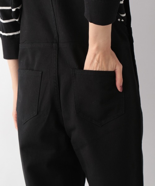 GLOBAL WORK（グローバルワーク）の「デニムオーバーオール/959794（サロペット/オーバーオール・レディース・ネイビー/オフホワイト/ブラック・FREE）」の13枚目の写真