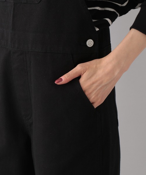 GLOBAL WORK（グローバルワーク）の「デニムオーバーオール/959794（サロペット/オーバーオール・レディース・ネイビー/オフホワイト/ブラック・FREE）」の16枚目の写真