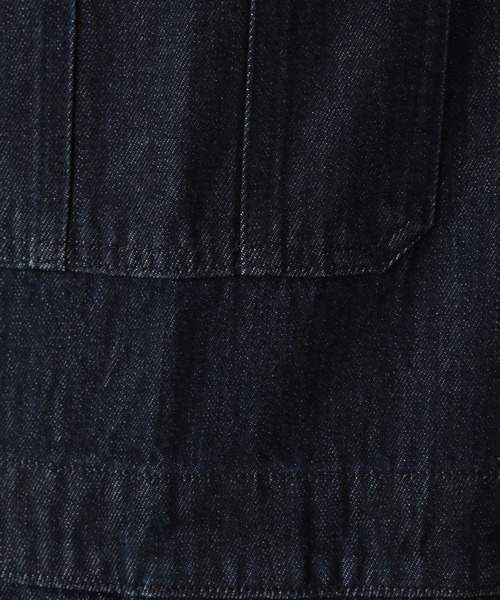 GLOBAL WORK（グローバルワーク）の「デニムオーバーオール/959794（サロペット/オーバーオール・レディース・ネイビー/オフホワイト/ブラック・FREE）」の8枚目の写真