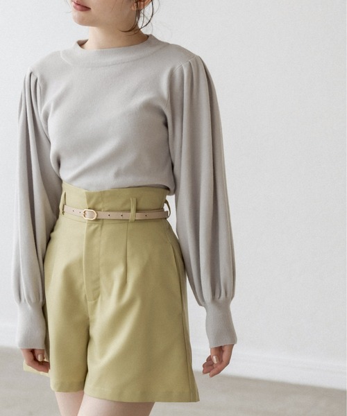 OLIVE des OLIVE（オリーブデオリーブ）の「レディライクハイネックニット（ニット/セーター・レディース・サックスブルー/ミント/ブラック/オフホワイト/ブラウン・FREE）」の9枚目の写真