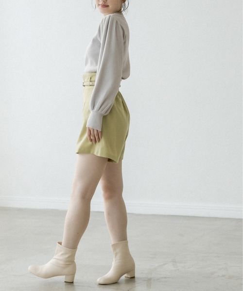 OLIVE des OLIVE（オリーブデオリーブ）の「レディライクハイネックニット（ニット/セーター・レディース・サックスブルー/ミント/ブラック/オフホワイト/ブラウン・FREE）」の10枚目の写真