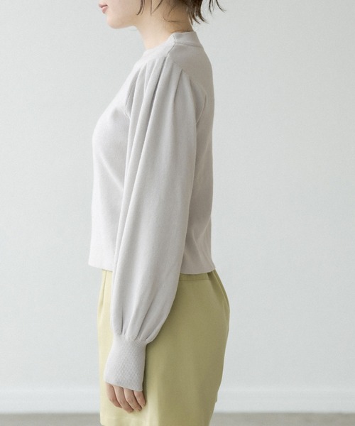 OLIVE des OLIVE（オリーブデオリーブ）の「レディライクハイネックニット（ニット/セーター・レディース・サックスブルー/ミント/ブラック/オフホワイト/ブラウン・FREE）」の20枚目の写真