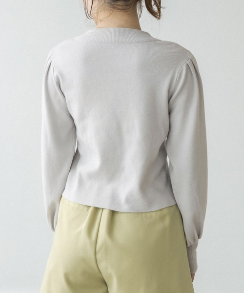 OLIVE des OLIVE（オリーブデオリーブ）の「レディライクハイネックニット（ニット/セーター・レディース・サックスブルー/ミント/ブラック/オフホワイト/ブラウン・FREE）」の21枚目の写真