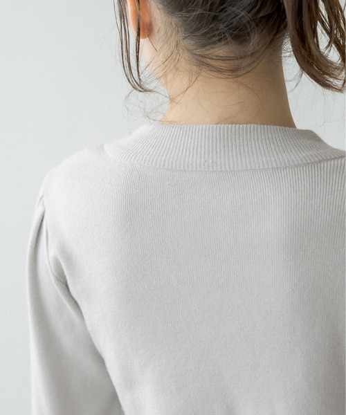 OLIVE des OLIVE（オリーブデオリーブ）の「レディライクハイネックニット（ニット/セーター・レディース・サックスブルー/ミント/ブラック/オフホワイト/ブラウン・FREE）」の22枚目の写真