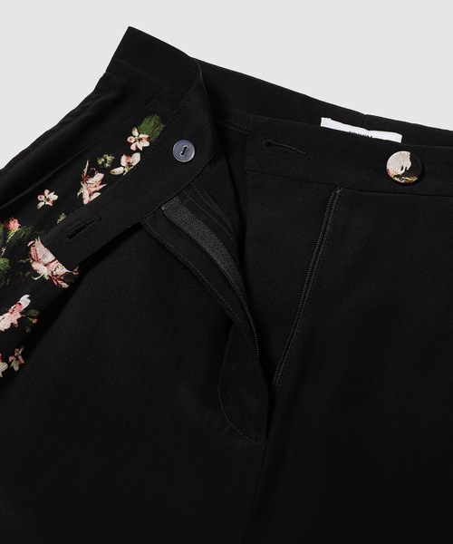 Erdem（アーデム）の「HORTENCIA TROUSER（スラックス・レディース・ブラック×ピンク・6/8）」の4枚目の写真