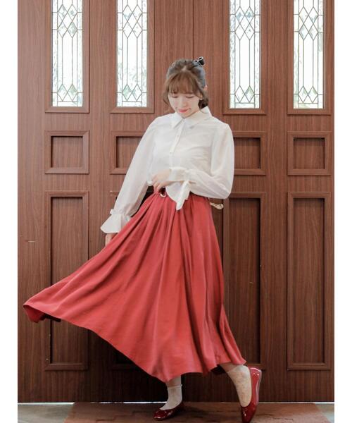 Areeam（アリーム）の「静かな魅力のモノクロブラウス（シャツ/ブラウス・レディース・ブラック/オフホワイト・FREE）」の12枚目の写真