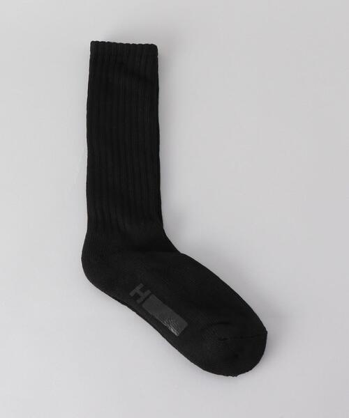 H BEAUTY&YOUTH UNITED ARROWS(エイチビューティーアンドユースユナイテッドアローズ)の「<H>LOOSE REGULAR SOCKS/ソックス(ソックス/靴下・メンズ・ホワイト/ブラック/ベージュ/ライム・FREE)」の3枚目の写真