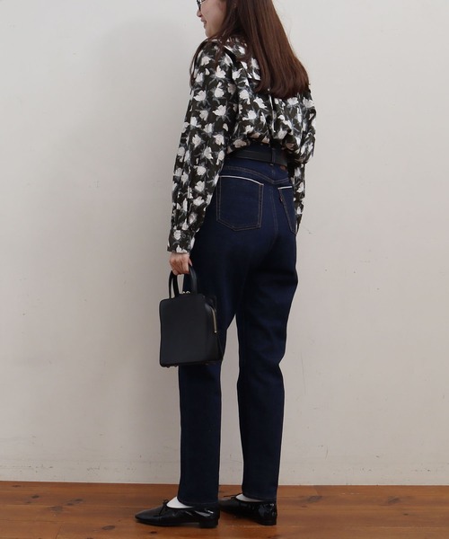 fig Ｌondon（フィグロンドン）の「ROSE　BL（シャツ/ブラウス・レディース・ダークブラウン/グリーン・FREE）」の15枚目の写真