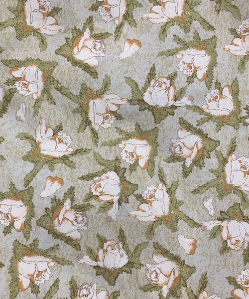 fig Ｌondon（フィグロンドン）の「ROSE　BL（シャツ/ブラウス・レディース・ダークブラウン/グリーン・FREE）」の22枚目の写真