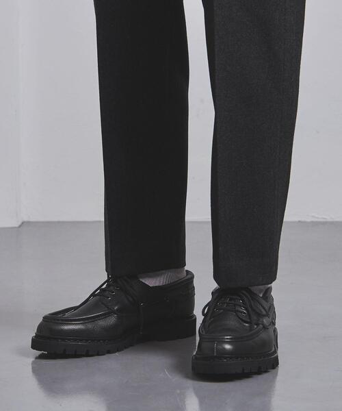 CELLAR DOOR(セラドール)の「<CELLAR DOOR(セラードアー)> サキソニー サイドストライプ パンツ(その他パンツ・メンズ・グレー・44/46/48/50)」の10枚目の写真