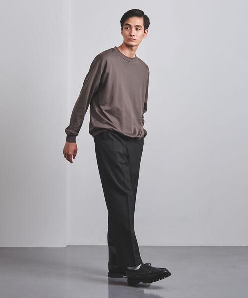 CELLAR DOOR(セラドール)の「<CELLAR DOOR(セラードアー)> サキソニー サイドストライプ パンツ(その他パンツ・メンズ・グレー・44/46/48/50)」の7枚目の写真