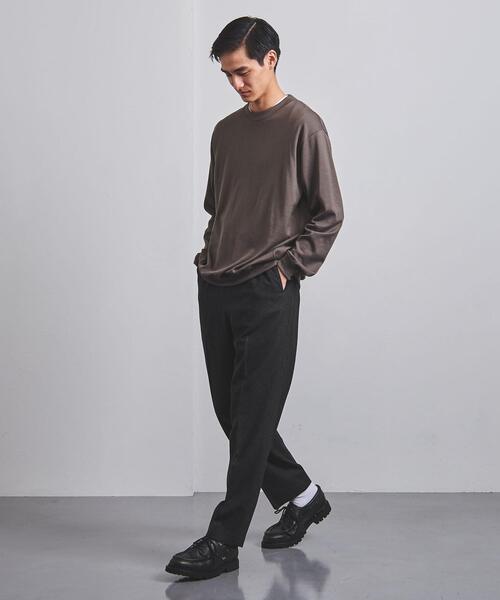 CELLAR DOOR(セラドール)の「<CELLAR DOOR(セラードアー)> サキソニー サイドストライプ パンツ(その他パンツ・メンズ・グレー・44/46/48/50)」の6枚目の写真