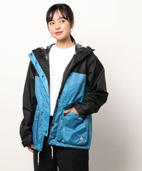 セール】レインコート バイカラーマウンテンパーカー（レイン