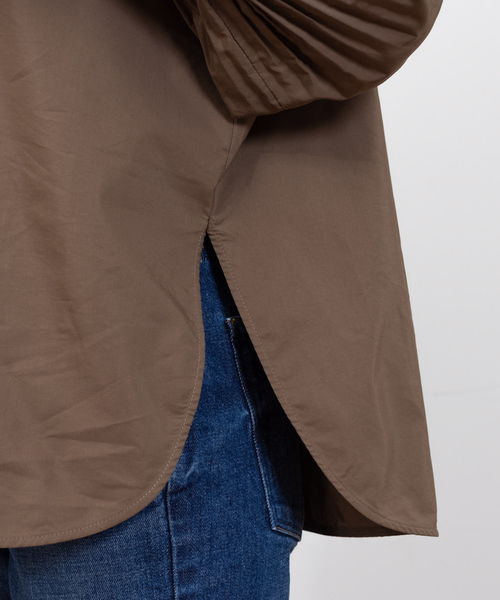 Rouge vif（ルージュヴィフ）の「プリーツブラウス（シャツ/ブラウス・レディース・ホワイト/ブラウン/ブラック/ホワイト系/ブラック系1・フリー）」の19枚目の写真