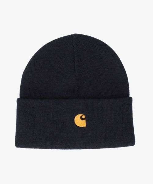 Carhartt（カーハート）の「carhartt CHASE BEANIE（ニットキャップ/ビーニー・メンズ・ブラック/ネイビー/オレンジ/グリーン/グレー系その他・FREE）」の4枚目の写真