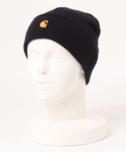 Carhartt（カーハート）の「carhartt CHASE BEANIE（ニットキャップ/ビーニー・メンズ・ブラック/ネイビー/オレンジ/グリーン/グレー系その他・FREE）」の9枚目の写真