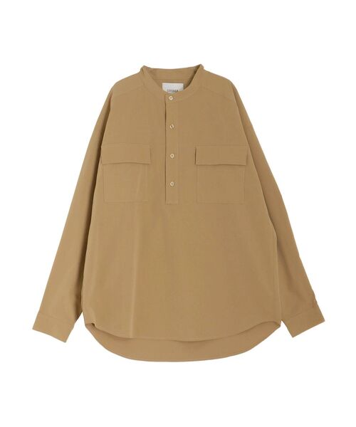 COTORICA（コトリカ）の「ポプリンバンドカラープルオーバーシャツ（シャツ/ブラウス・メンズ・カーキ/ベージュ・LARGE/MEDIUM）」の20枚目の写真