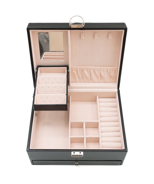 VitaFelice（ヴィータフェリーチェ）の「ジュエリーボックス（収納グッズ・レディース・ホワイト/ブラック・FREE）」の20枚目の写真