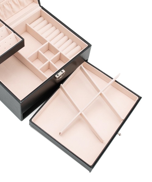 VitaFelice（ヴィータフェリーチェ）の「ジュエリーボックス（収納グッズ・レディース・ホワイト/ブラック・FREE）」の21枚目の写真