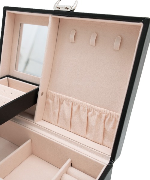 VitaFelice（ヴィータフェリーチェ）の「ジュエリーボックス（収納グッズ・レディース・ホワイト/ブラック・FREE）」の10枚目の写真