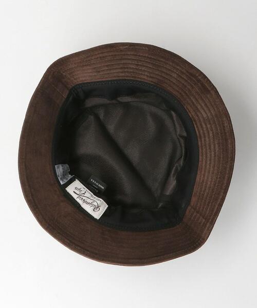 green label relaxing（グリーンレーベルリラクシング）の「＜RIDGEWOOD CAPS＞スエード バケットハット（ハット・メンズ・ダークブラウン/ブラック・FREE）」の9枚目の写真