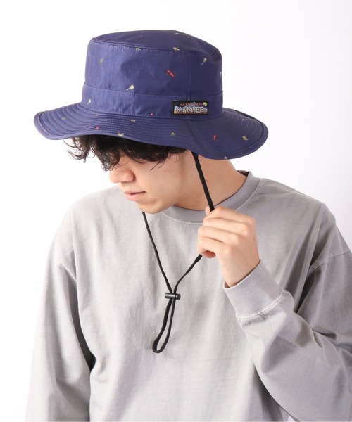 KRIFF MAYER（クリフメイヤー）の「KRIFF MAYER はっ水加工 アドベンチャーハット サファリハット 帽子 男女兼用（ハット・メンズ・ベージュ/ネイビー/ブラウン/ブラック・FREE）」の4枚目の写真