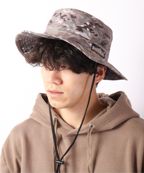 KRIFF MAYER（クリフメイヤー）の「KRIFF MAYER はっ水加工 アドベンチャーハット サファリハット 帽子 男女兼用（ハット・メンズ・ベージュ/ネイビー/ブラウン/ブラック・FREE）」の3枚目の写真