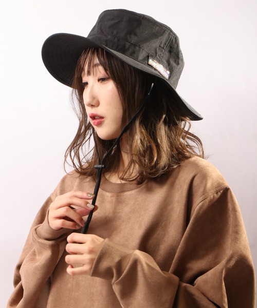 KRIFF MAYER（クリフメイヤー）の「KRIFF MAYER はっ水加工 アドベンチャーハット サファリハット 帽子 男女兼用（ハット・メンズ・ベージュ/ネイビー/ブラウン/ブラック・FREE）」の2枚目の写真