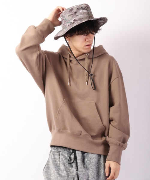 KRIFF MAYER（クリフメイヤー）の「KRIFF MAYER はっ水加工 アドベンチャーハット サファリハット 帽子 男女兼用（ハット・メンズ・ベージュ/ネイビー/ブラウン/ブラック・FREE）」の5枚目の写真