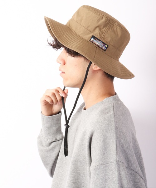 KRIFF MAYER（クリフメイヤー）の「KRIFF MAYER はっ水加工 アドベンチャーハット サファリハット 帽子 男女兼用（ハット・メンズ・ベージュ/ネイビー/ブラウン/ブラック・FREE）」の12枚目の写真