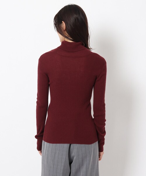 THE SHOP TK (ザ ショップ ティーケー )の「◆タートルニットプルオーバー(ニット/セーター・レディース・ブラック/オフホワイト/オレンジ系・12/13/14)」の14枚目の写真