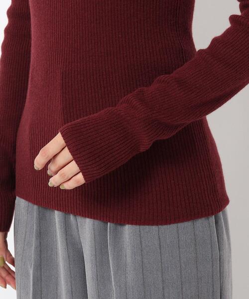 THE SHOP TK (ザ ショップ ティーケー )の「◆タートルニットプルオーバー(ニット/セーター・レディース・ブラック/オフホワイト/オレンジ系・12/13/14)」の16枚目の写真